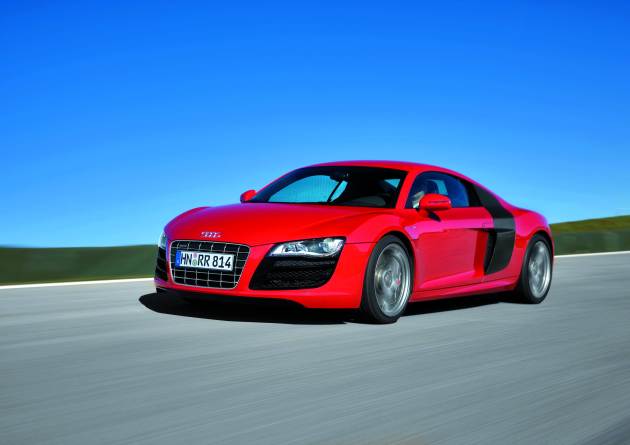 Audi R8 5.2 FSI quattro:
Audi R8 5.2 FSI quattro/Fahraufnahme